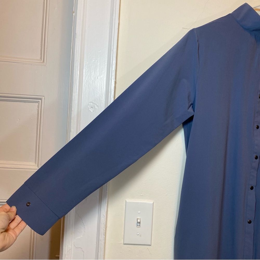 Aday Back To Front Versatile Button Down Shirt Dr… - image 8